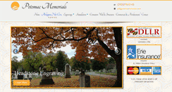 Desktop Screenshot of potomacmemorials.com
